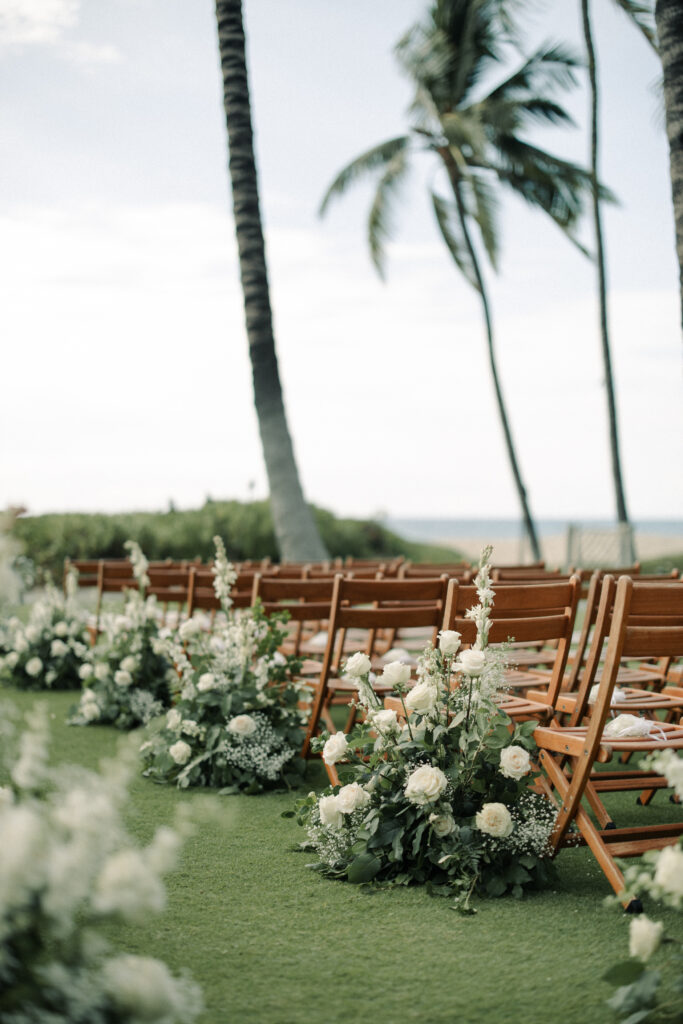 Christina and Henry's Wedding at Four Seasons Resort Hualalai in Hawaii | Shant Atarian Photography | Ceremony details