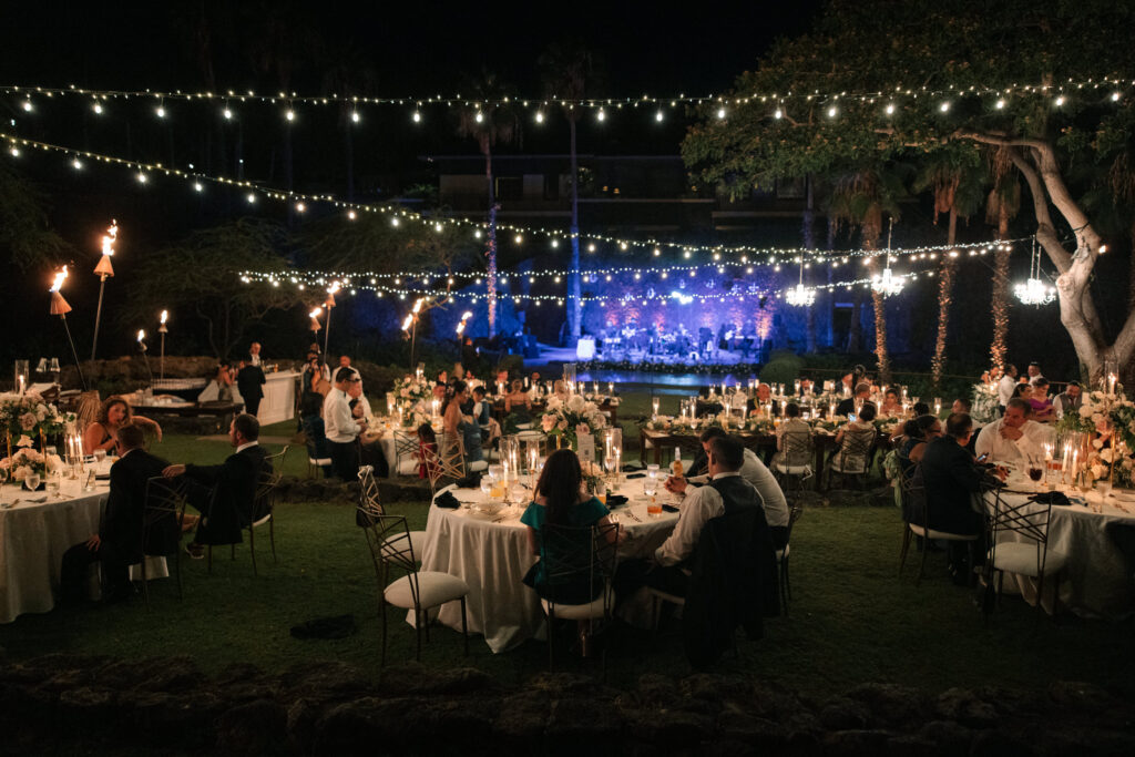 Christina and Henry's Wedding at Four Seasons Resort Hualalai in Hawaii | Shant Atarian Photography | wedding reception