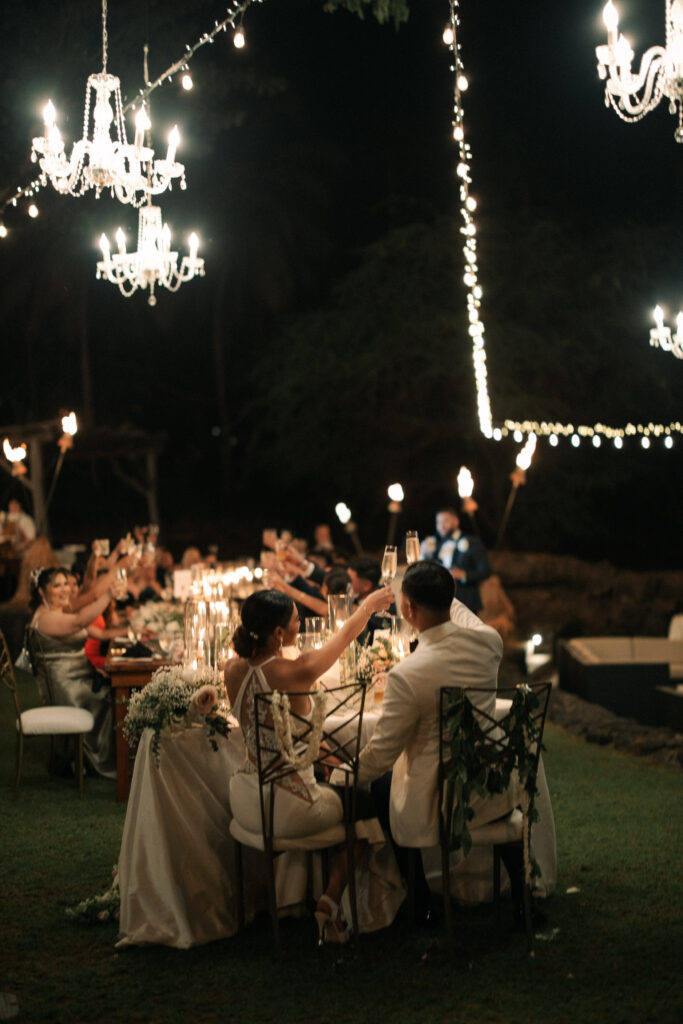 Christina and Henry's Wedding at Four Seasons Resort Hualalai in Hawaii | Shant Atarian Photography | wedding reception