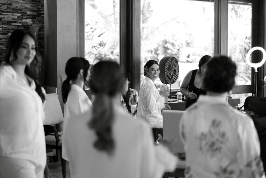 Christina and Henry's Wedding at Four Seasons Resort Hualalai in Hawaii | Shant Atarian Photography | brides' getting ready 